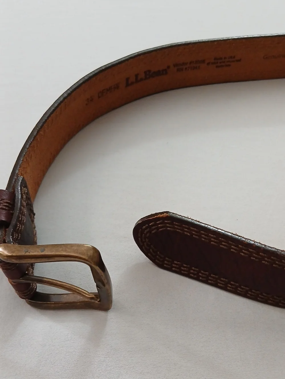 L.L.Bean Leather Belt